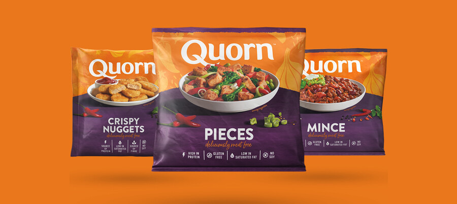 Quorn's packaging as a branding example