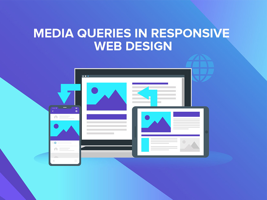 Responsive web design: example of media queries